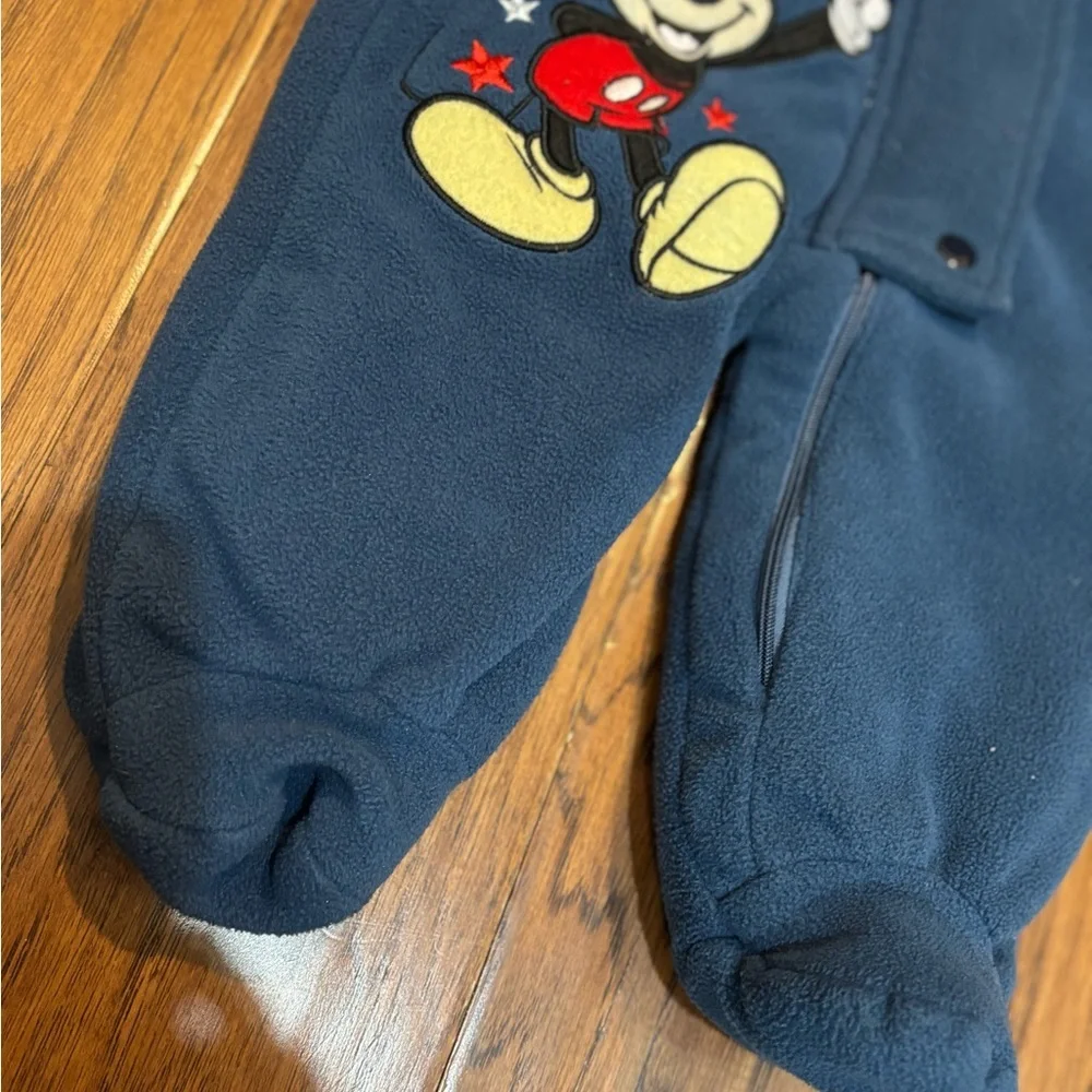 Disney  Mickey Mouse Fleece Snowsuit Bunting 0–3M
